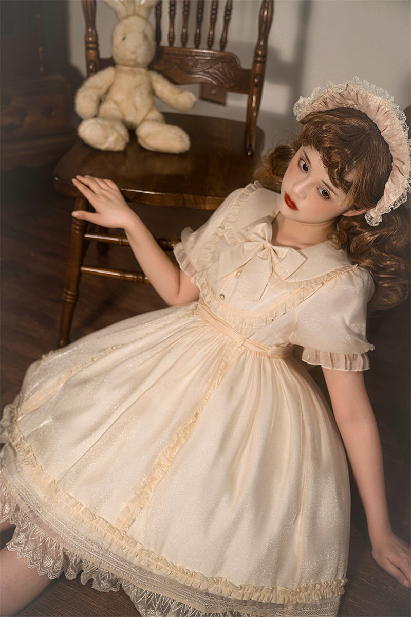 Your Princess~Kawaii Lolita Princess Puff Sleeve Dress   