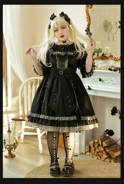 Hard Candy~Heart Warming Plus Size Lolita Fashion Jumper Skirt   
