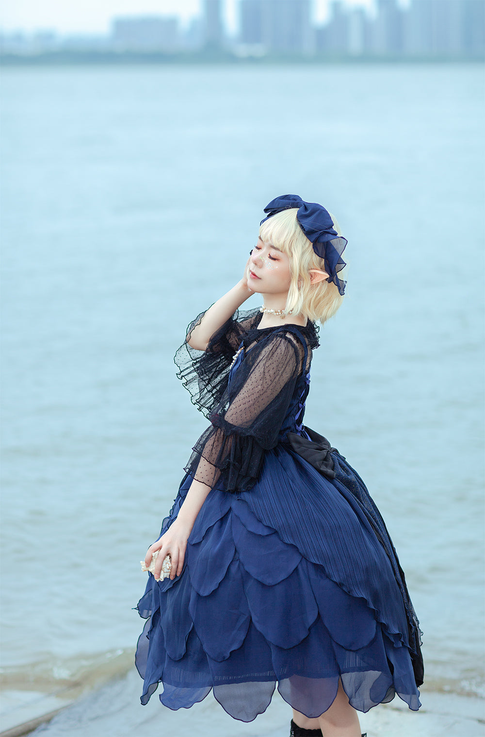 Infanta~Deep-sea Mermaid~ Lolita Jumper Dress   