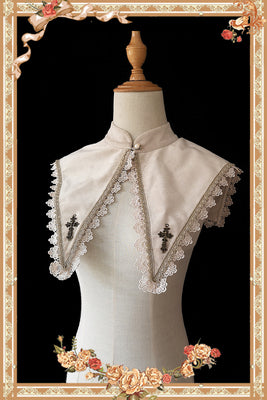 Infanta~Holy Orders Apprentice~ Lolita JSK Dress L apricot shawl 
