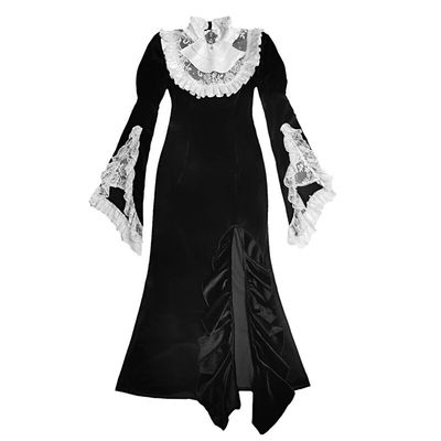 Blood Supply~Gothic Lolita Dress Halloween Vampire Mermaid Velvet OP   