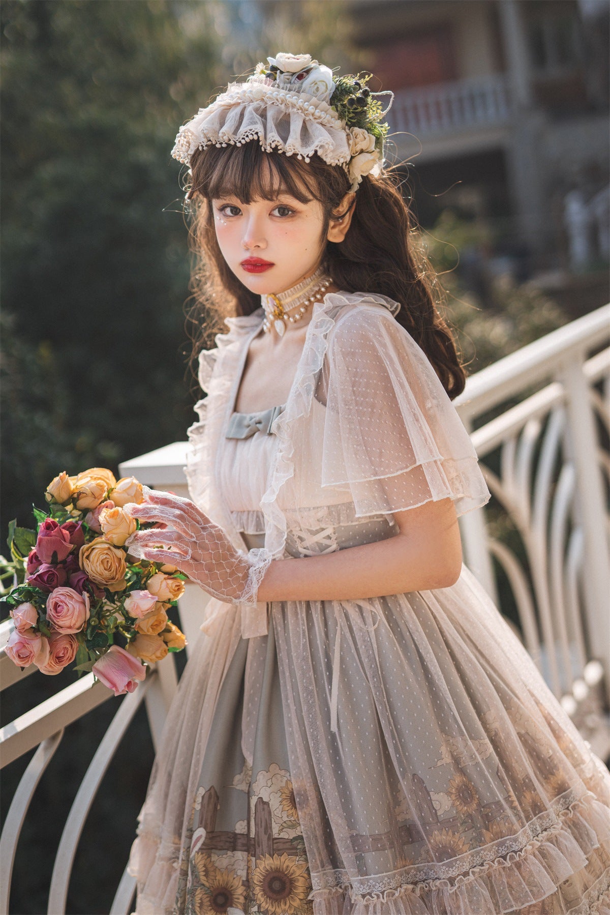 (BuyForMe) Designer's Gift~Flower and Letter~Classic Lolita JSK   