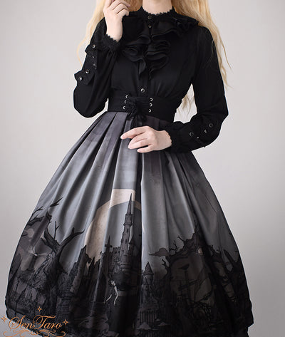 Sentaro~Dark Forest~Elegant Baroque Lolita Blouse   