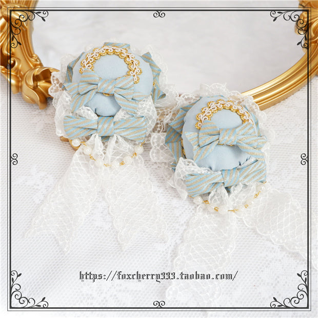 Fox Cherry - Palace Retro Elegant Bow Headdress Lolita Top Hat