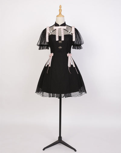 Your Princess~Qi Lolita Sweet OP Dress S black 