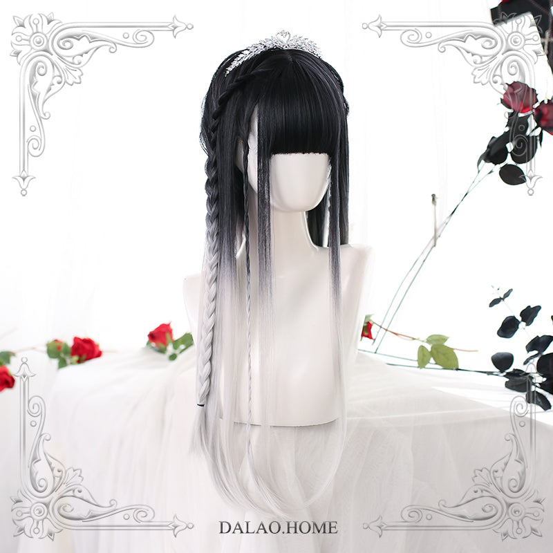 Dalao Home~Nightmare~Long Straight Natural Gradient Lolita Wig   