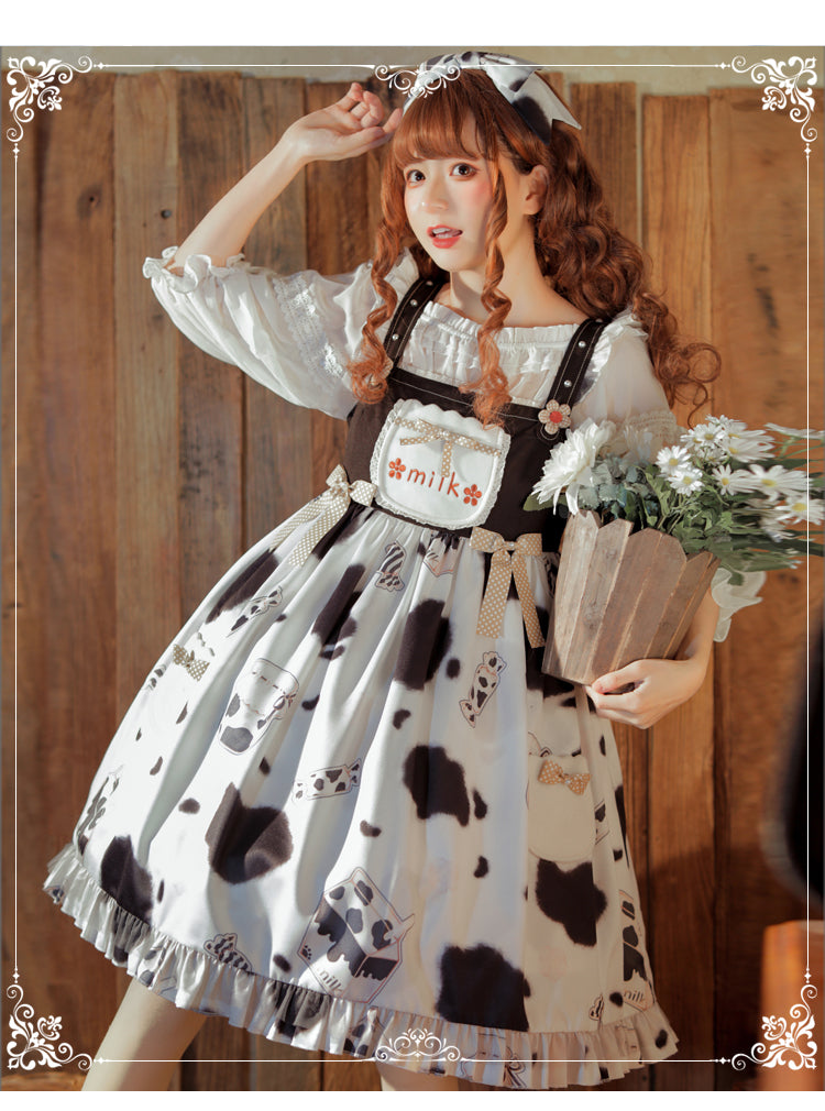 Eieyomi- Sweet Milk Candy - Kawaii Lolita JSK