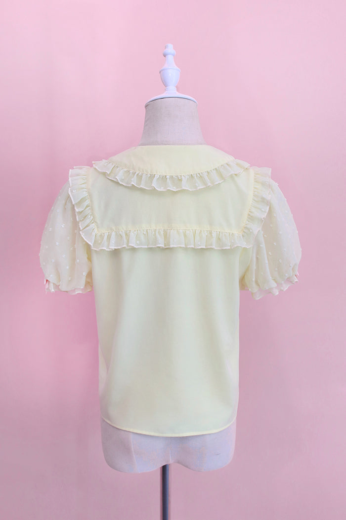 Alice Girl~Rainbow Candy Lolita Blouse Peter Pan Collar Shirt   