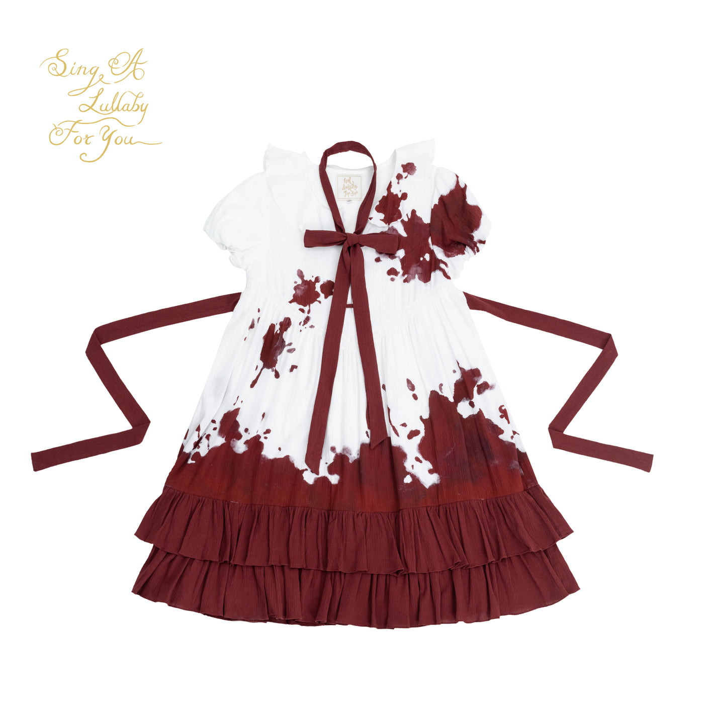 (Buy for me) Lullaby~Romeo~Gothic Lolita Bloodstained High Waist OP   