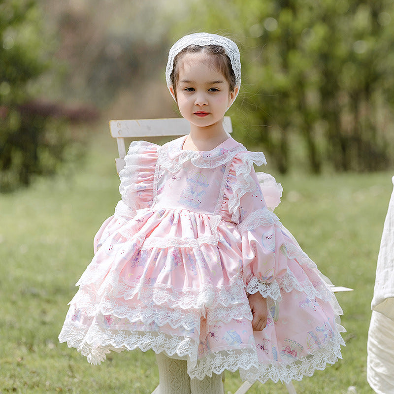 Sweet Pink Lolita Princess Dress pink 80cm 