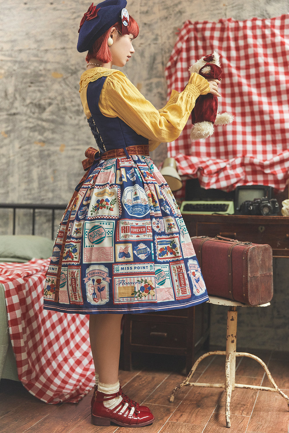 Miss Point - Vintage American Double-layer Lolita Blouse