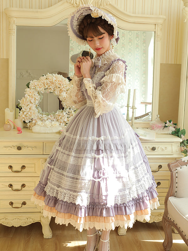 Alice Girl~Camellia Blooms~Elegant Lolita JSK Dress   