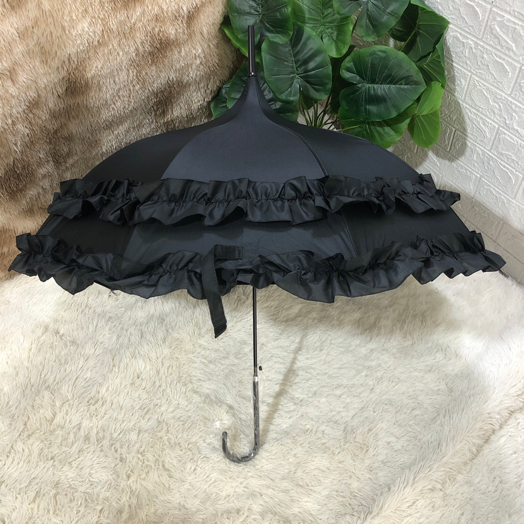 Pagoda-shaped Princess Sunscreen Elegant Lolita Parasol   