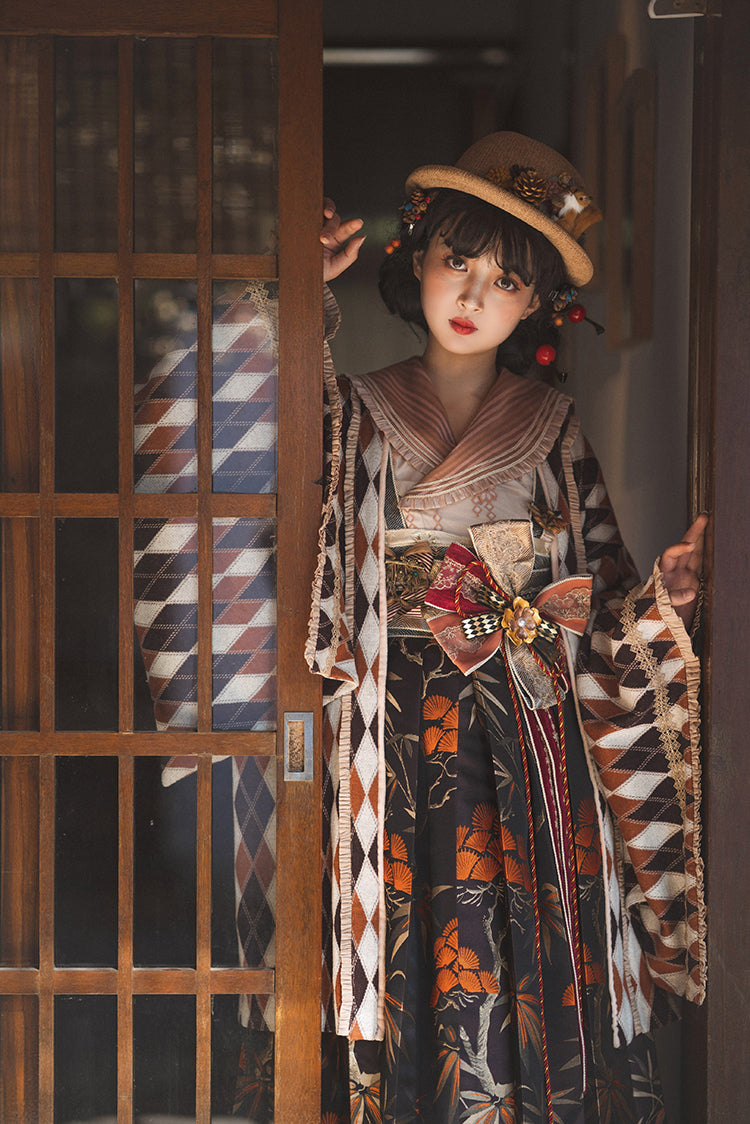 Fantastic Wind~Maple and Pine~Taisho Sailor Lolita Set   