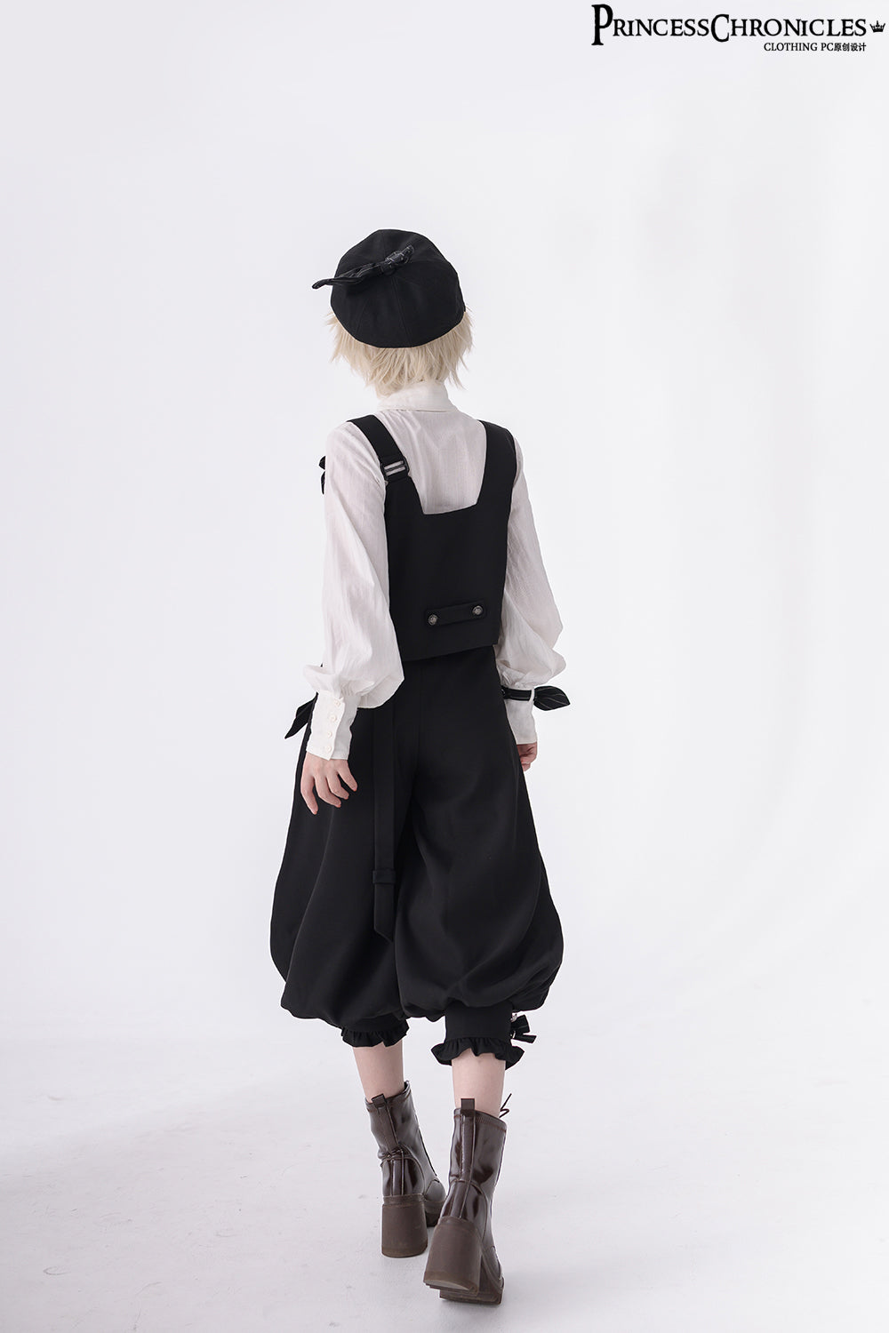 Princess Chronicles - Secret Morning News - Vintage Ouji Lolita Vest Blouse Bloomers