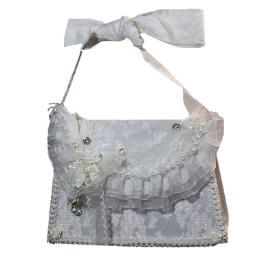 Hexagram~French Lace Handmade Lolita Messenger Bag   
