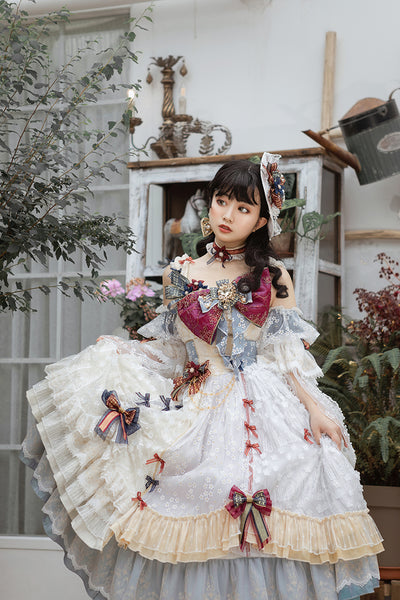 Fantastic Wind ~ Fairytale Embroidered Princess Lolita Choker   