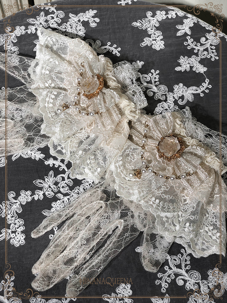 HinanaQueena~Lace Journey~Elegant Lace Lolita Gloves   