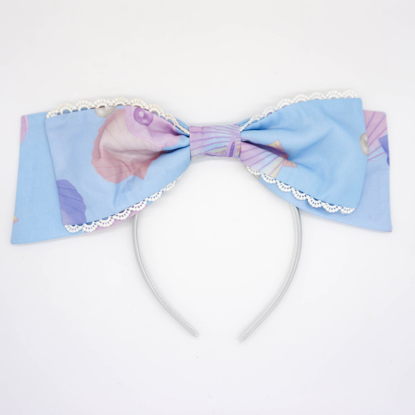 (Buyforme) Semi-sugar Sweetheart~Seaside Shell Lolita Headwear free size blue pink gradient KC 
