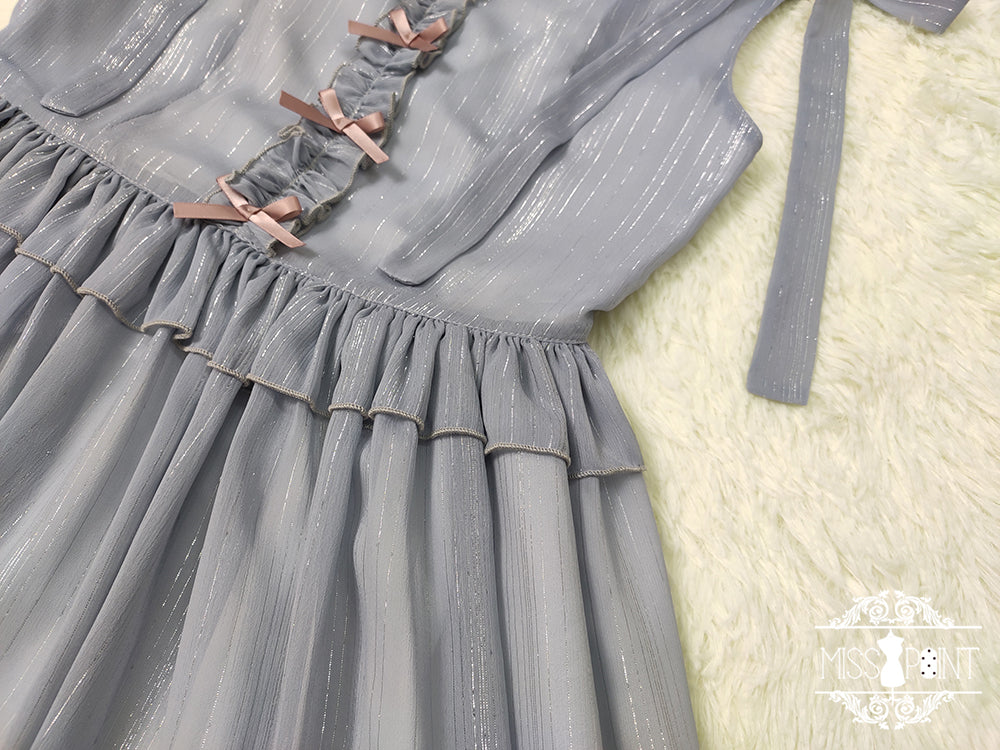 Miss point~Rhine Riverside~French Vintage Chiffon Lolita JSK 1802:45679