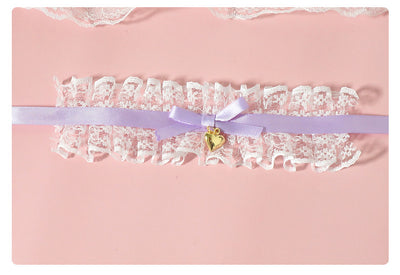 MaoJiang Handmade~Retro Lolita Bow Bracelet purple  