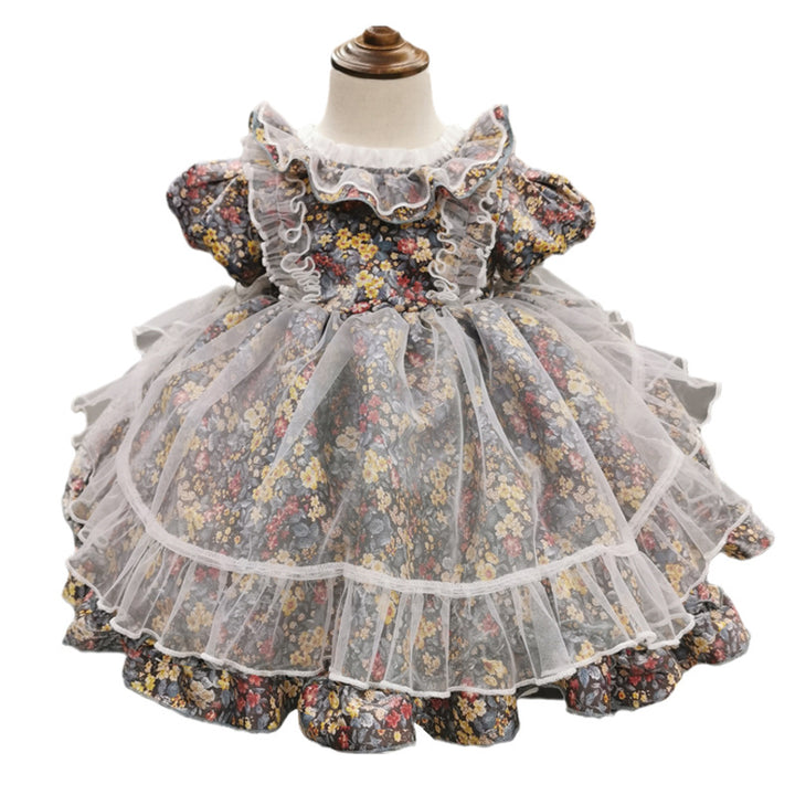 Kawai Kid Lolita Floral Dress   