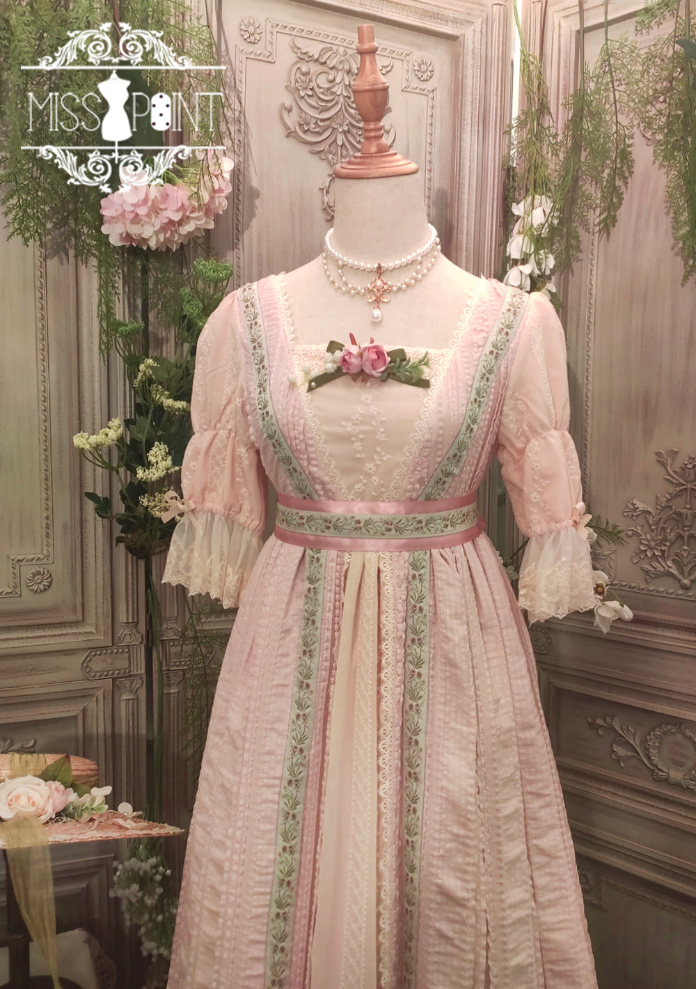 Miss Point~The Sally Gardens~Multicolors Ribbon Lolita Sash 8496:91364