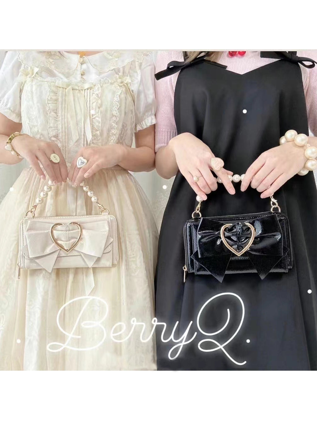 BerryQ~COCO~Sweet Lolita Handbags Multicolors Bows   