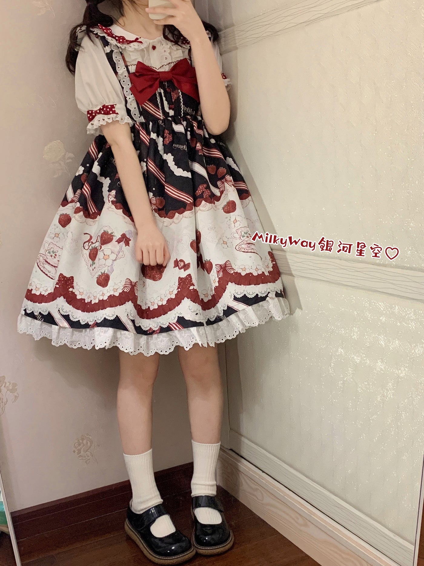 Milky Way~Little Strawberry Lolita JSK Dress   