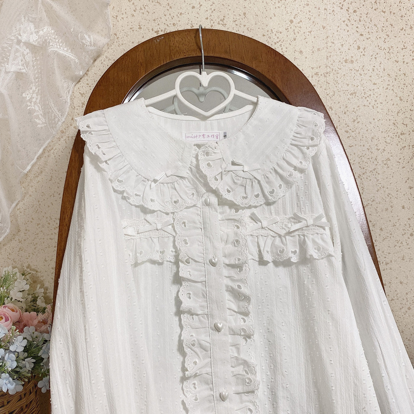 MIST~Sweet Lolita Blouse Doll Collar Multicolor   