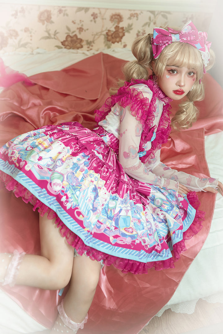 (Buyforme)Vcastle~Maiden's Treasure~Sweet Lolita Salopette and SK