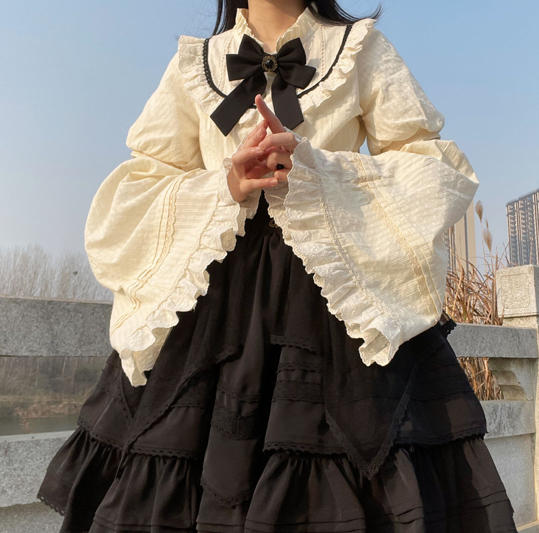 (Buy For Me) Uncle Wall Original~Rich Girl~Elegant Lolita Blouse and Skirt   