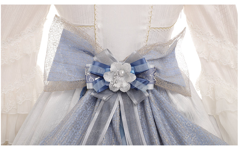 YingLuoFu~Vivian~Lolita Weddings OP Dress Set   