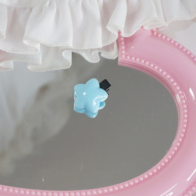 MaoJiang Handmade - Sweet Lolita Hair Pins Star Shape Multicolor a blue star