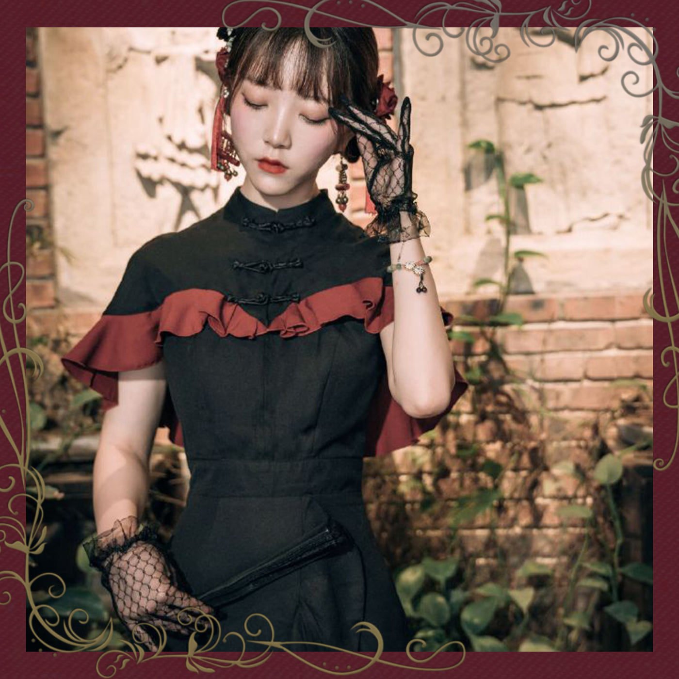 YourHighness～Kylin~Gothic Lolita Mermaid Cheongsam   