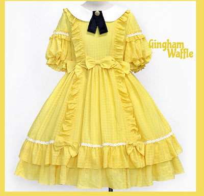 Pumpkin Cat~Sweet Party~ Lolita OP Dress S yellow 