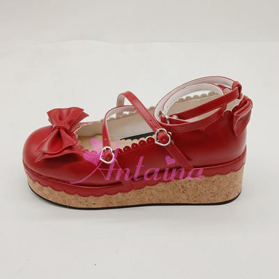 Antaina~Sweet Lolita Tea Party Red Shoes   