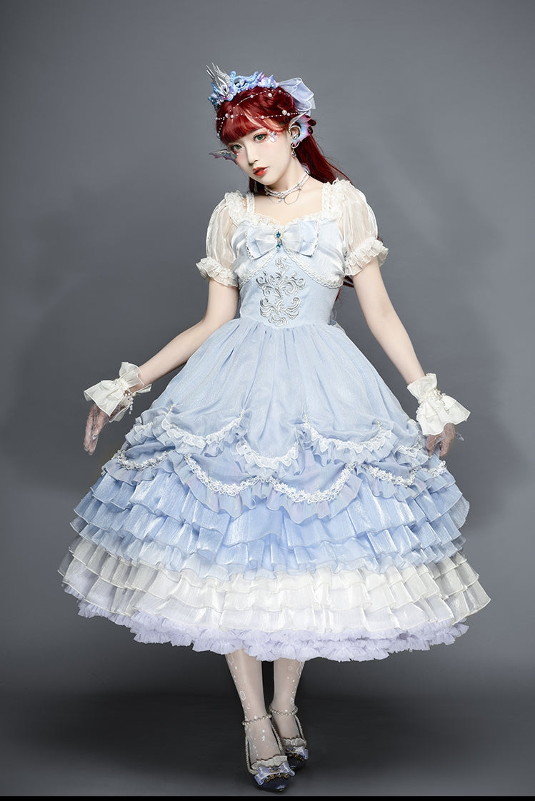 (Buyforme)Youpairui~Puffy and Violent Fishbone Clouds Lolita Petticoat   