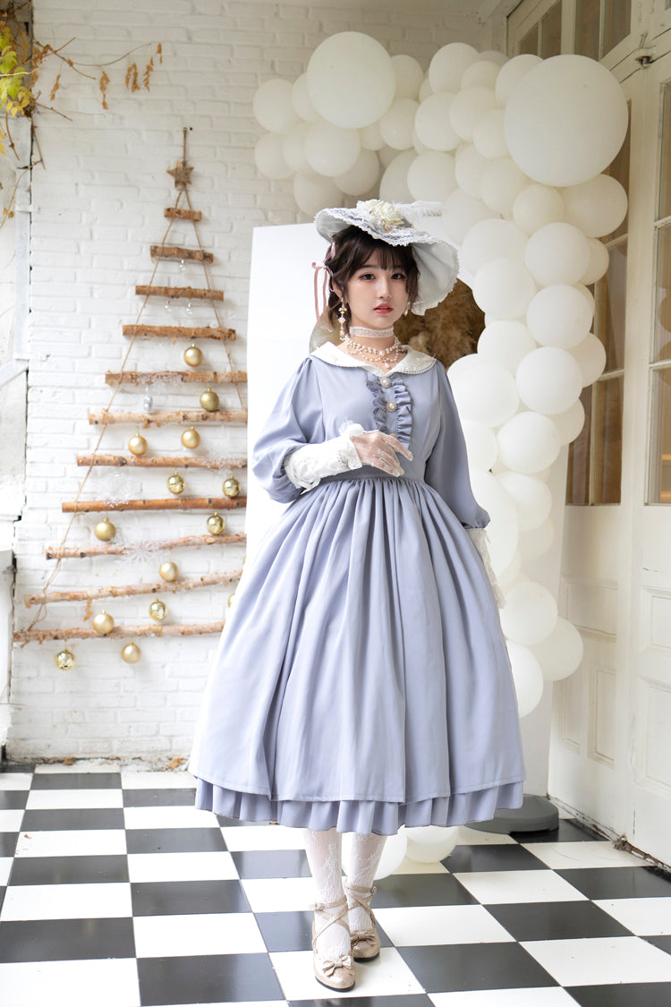 Sweet Wood - Lola's Diary - Multicolors Classic Lolita Plus Size OP Dress