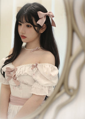 (Buyforme) Sweet Wood~Elegant Floral Sweet Lolita SKirt, Corset, Accessory   