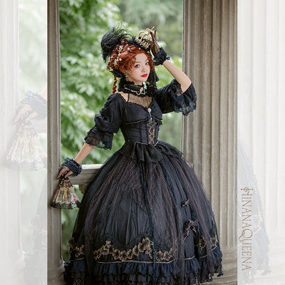 Hinana Queena~Fairy Tour~Carnival Gorgeous Lolita OP Dress   
