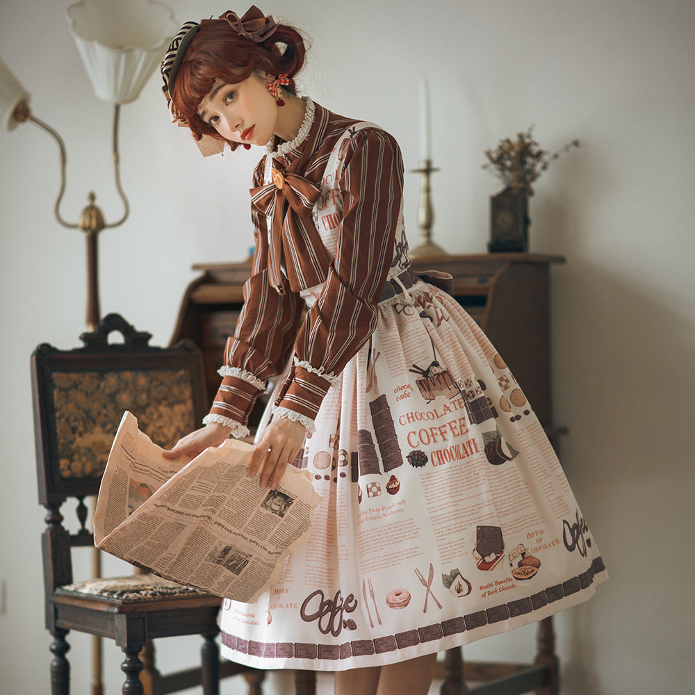 (BuyForMe) Miss Point~Chocolate Daily~Classic Lolita Fashion JSK   