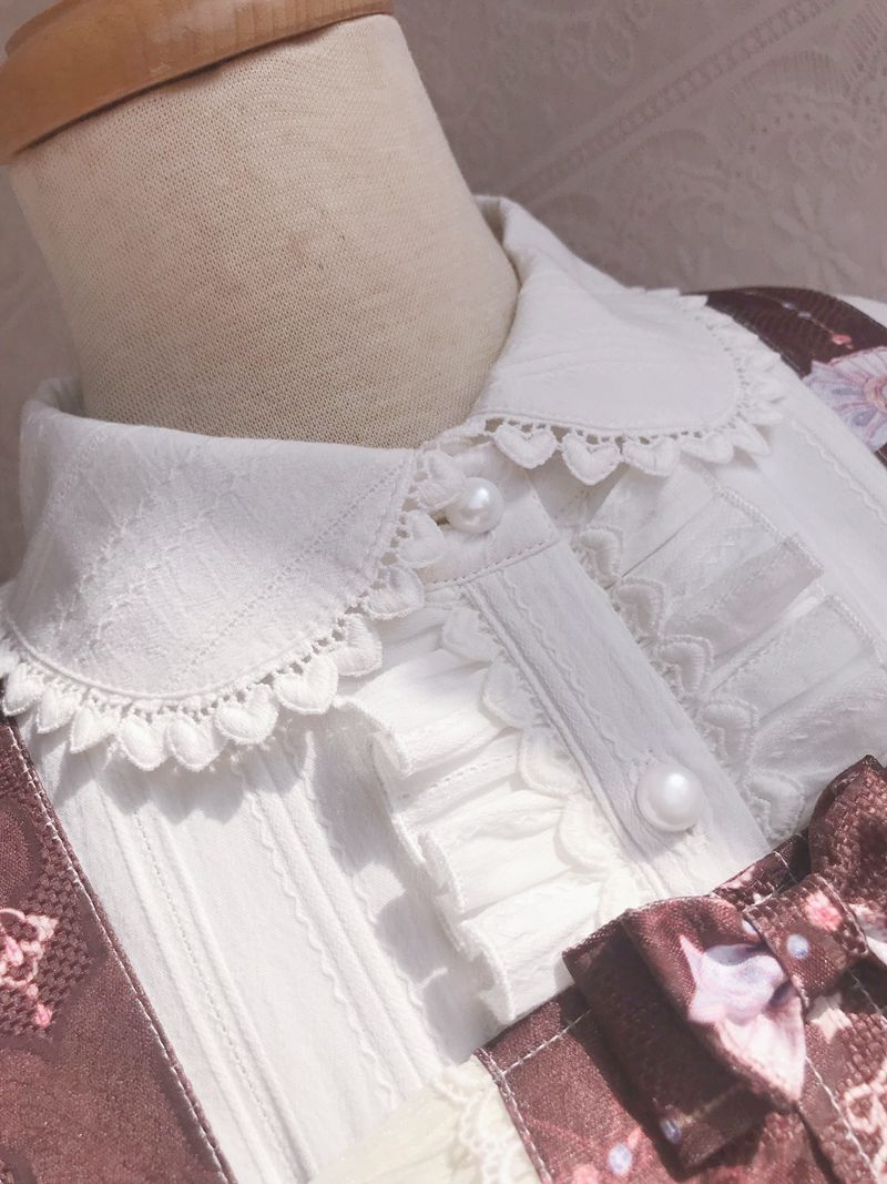 Yilia~Sweet Printing Winter Lolita JSK Dress   