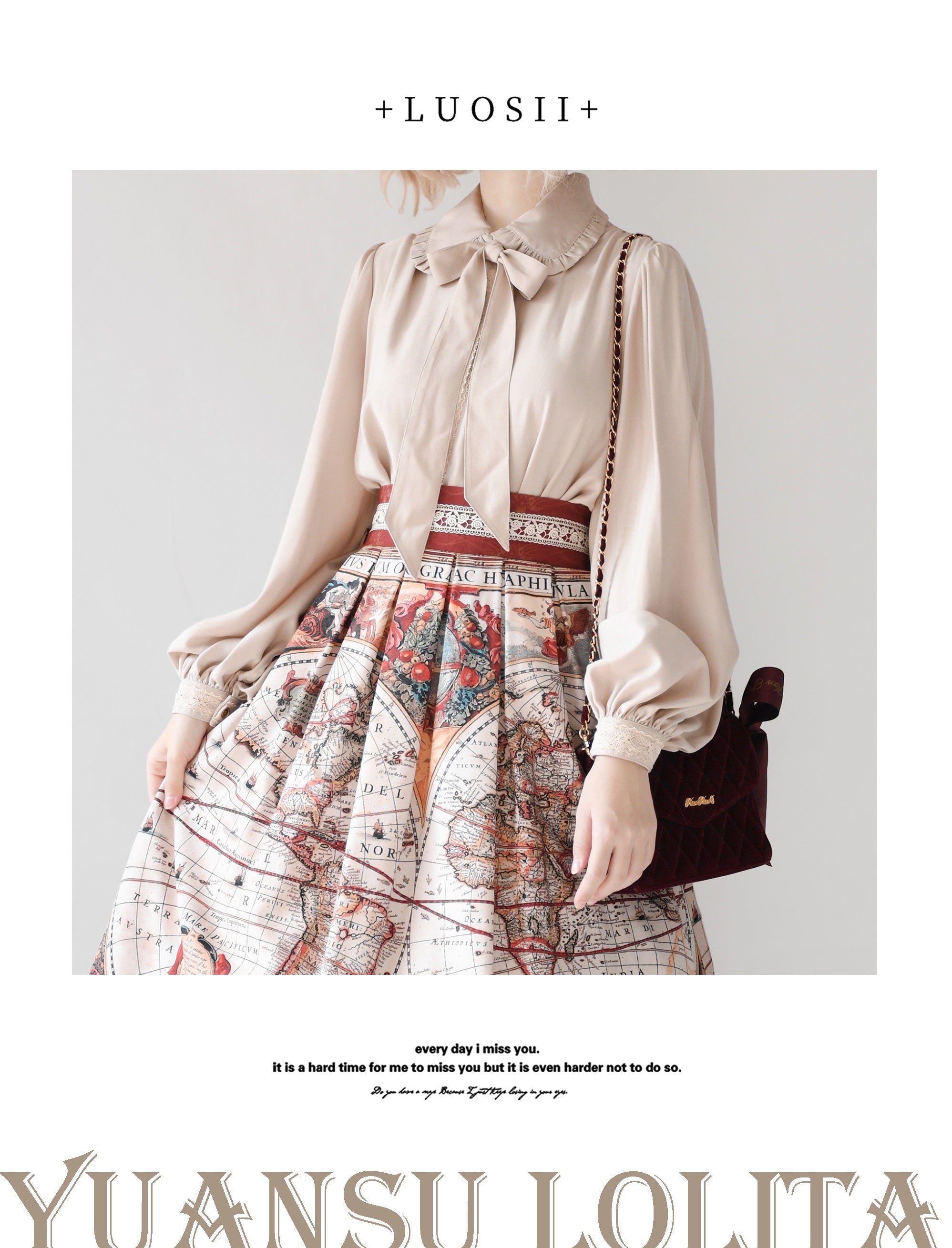 YuanSu - Mayer's Whisper - Vintage Lolita Large Sleeve Blouse 1912:44525