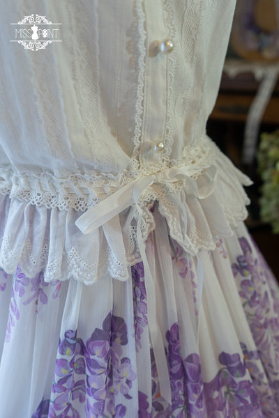 Miss Point~Midsummer Garden~Elegant Lolita Cotton Top   