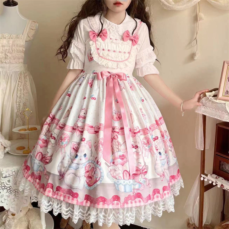 (Buyforme)Hanguliang~Miaoka Ice Cream~Kawaii Lolita JSK Dress   