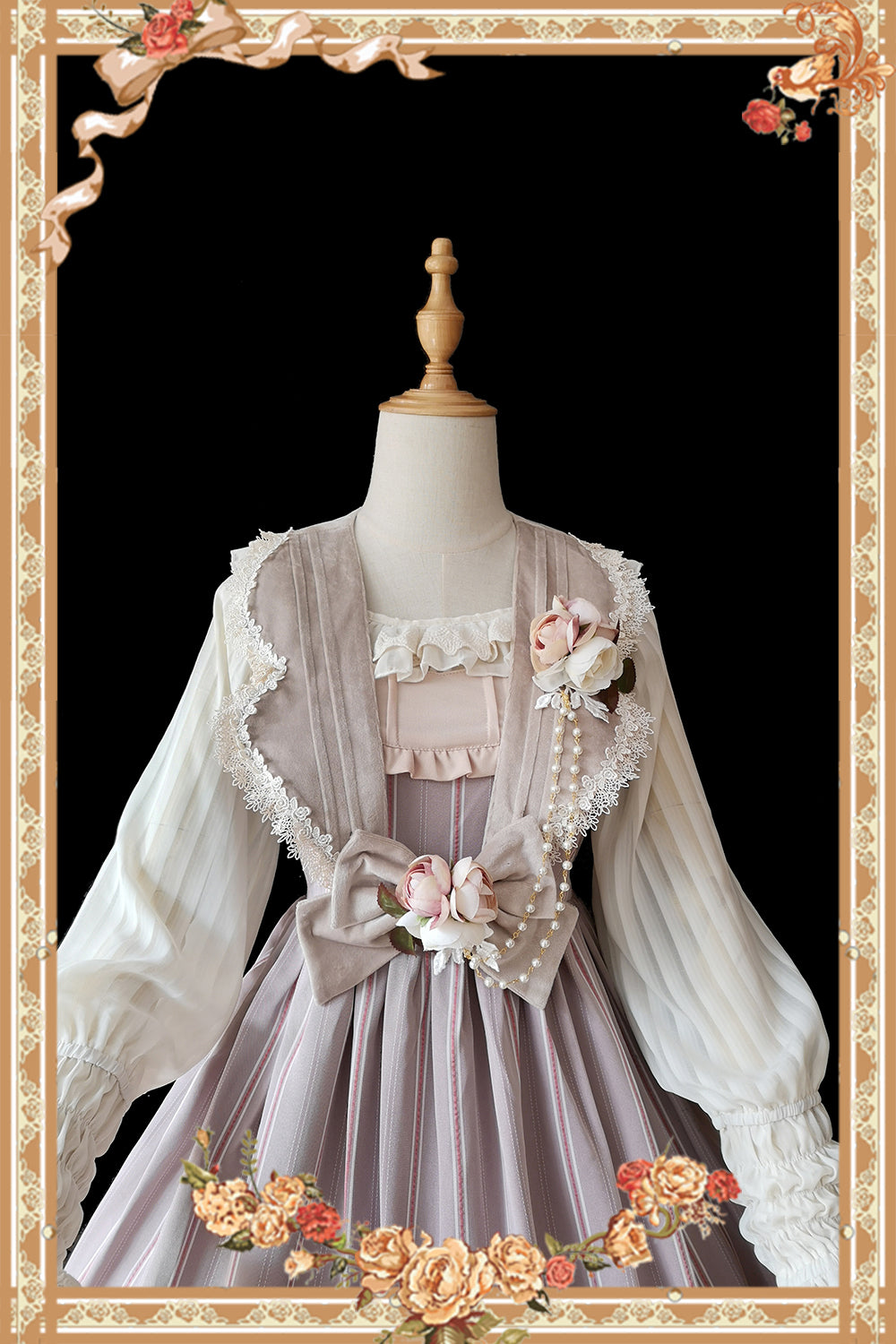 Infanta~Elegant Lolita Accessory Fake Collar   