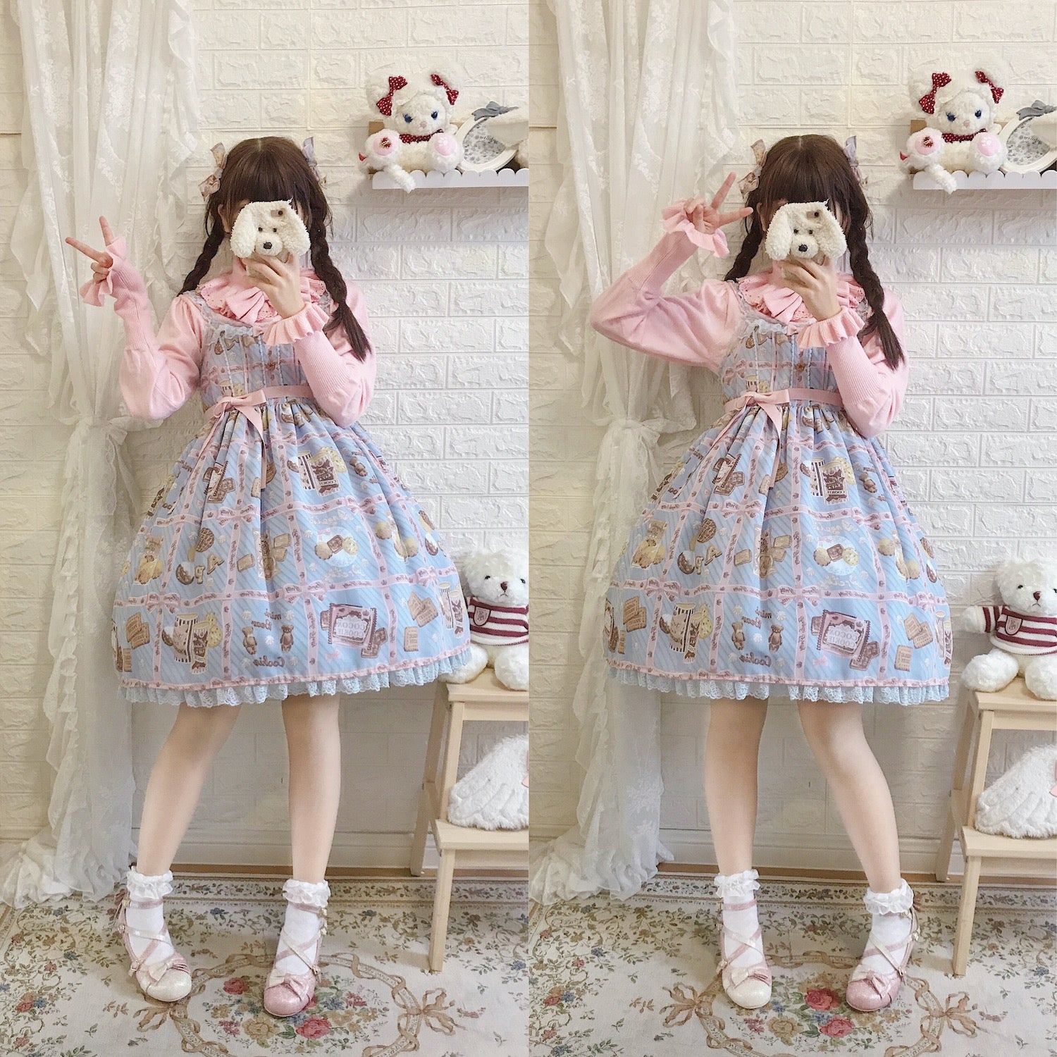 (BuyForMe) PPX STUDIO~Sweet Lolita Woolen Sweater Multicolors 6932:74838