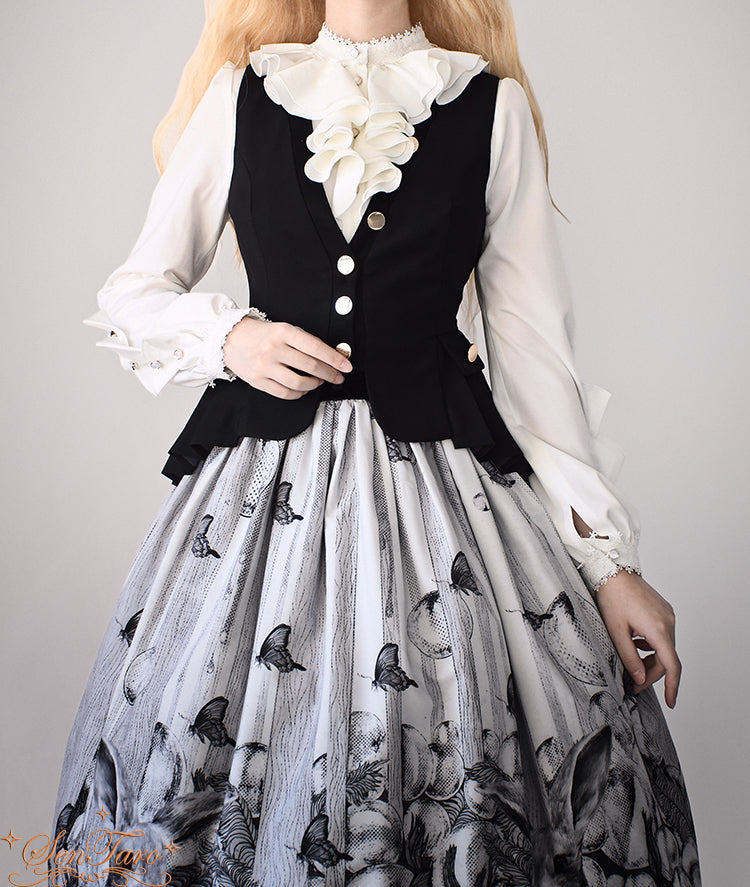 Sentaro~Dark Forest~Elegant Baroque Lolita Blouse   