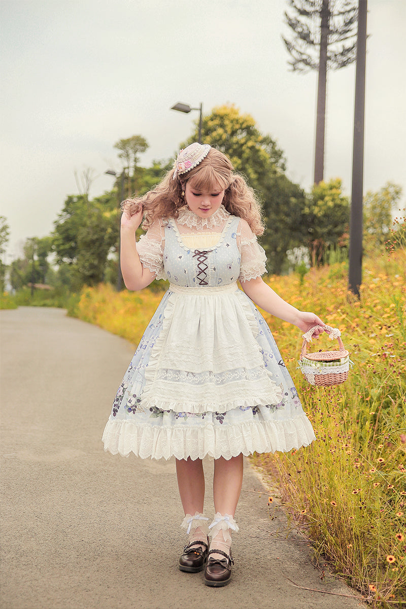NanShengGe Lolita~Forest Bookmarks~Country Style Lolita JSK Dress   